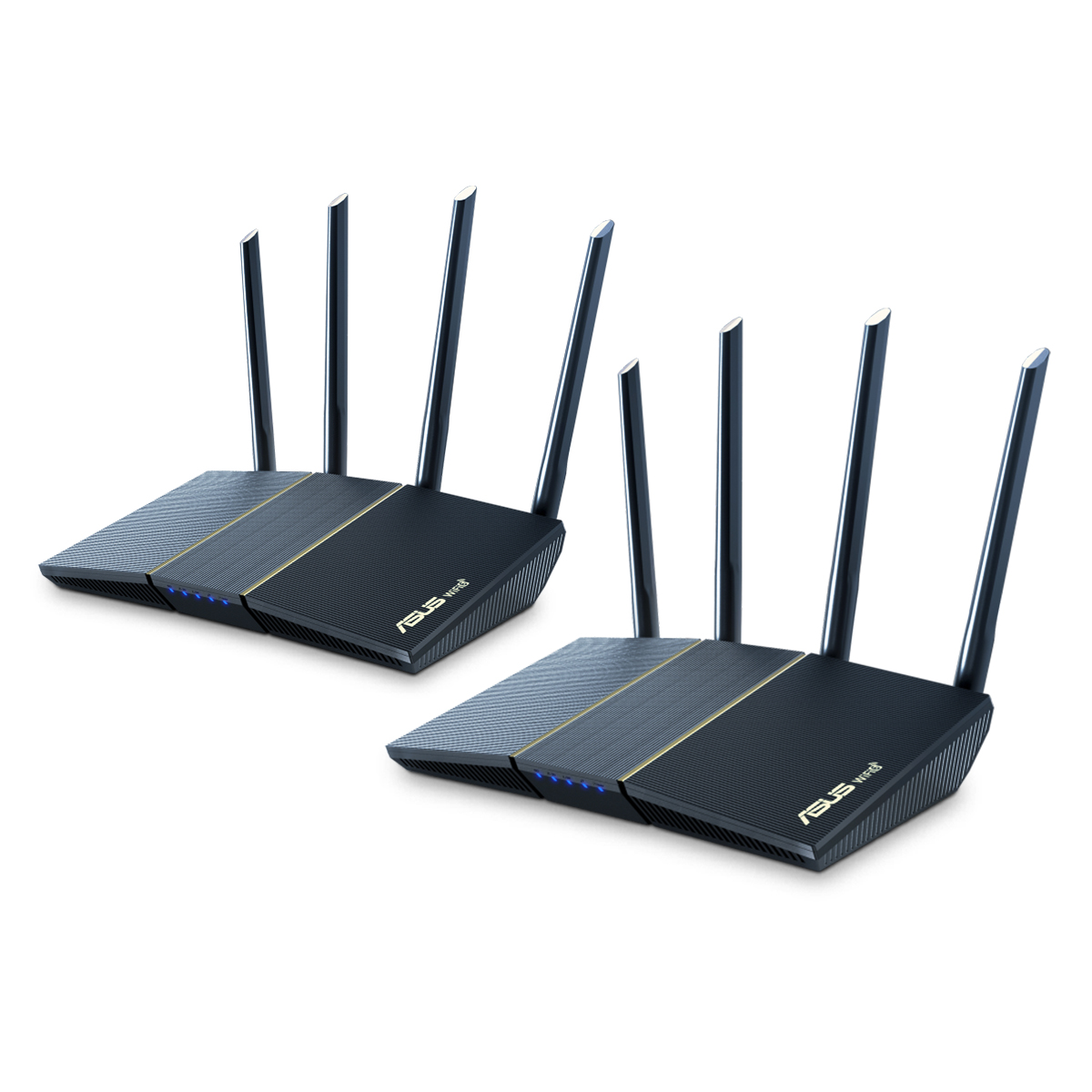 Selecting MESH of 2 Packs Business  Asus AX 3000 Black Modem Router 